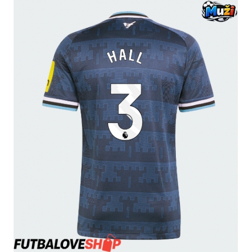 Dres Newcastle United Lewis Hall #3 Preč 2026-27 Krátky Rukáv